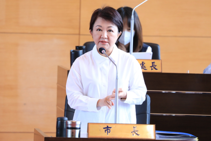 台中市長盧秀燕（見圖）28日宣布，台中大巨蛋將落腳水湳經貿園區。圖/取自台中市政府網站