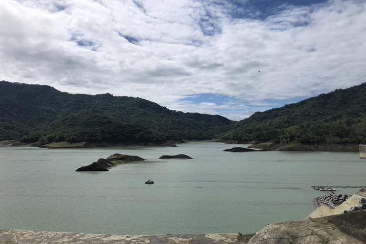 鋒面降雨挹注南化水庫蓄水。圖/取自中央社