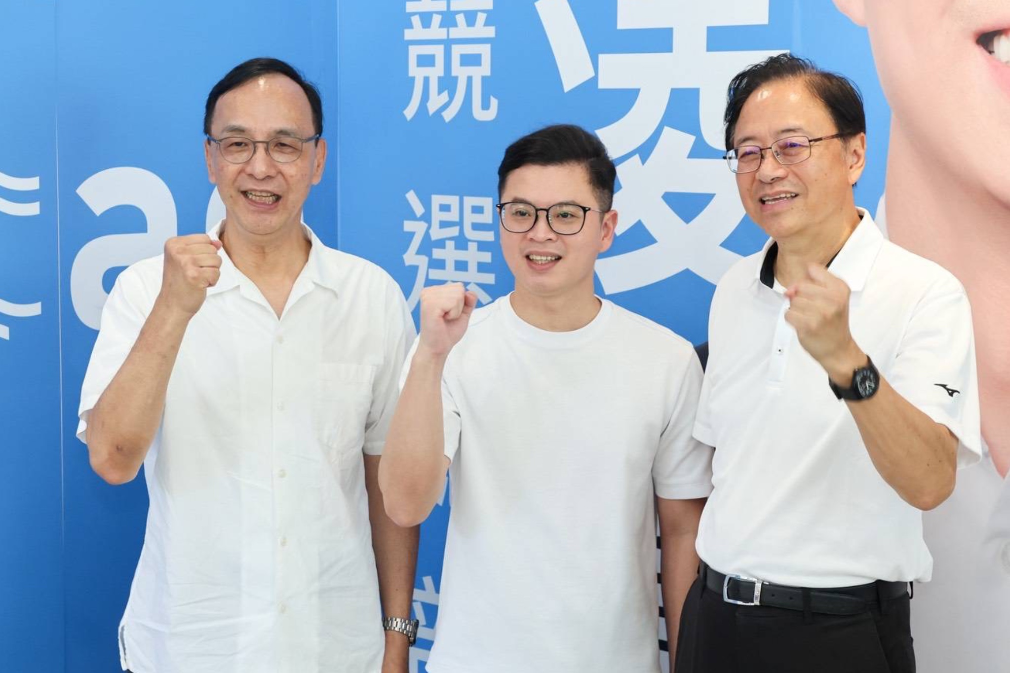 朱立倫重出江湖輔選第二站！合體張善政輔選子弟兵凌濤 