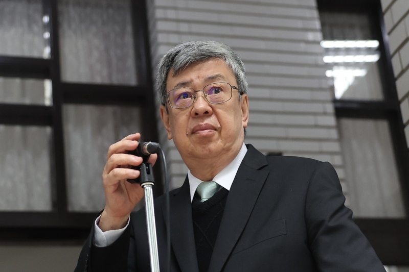 立法院交通委員會成立「鏡電視申設及後續弊案爭議」調閱專案小組，行政院長陳建仁表示，對於正在偵查中的案件，應該要謹守憲法的分際。圖/中央社