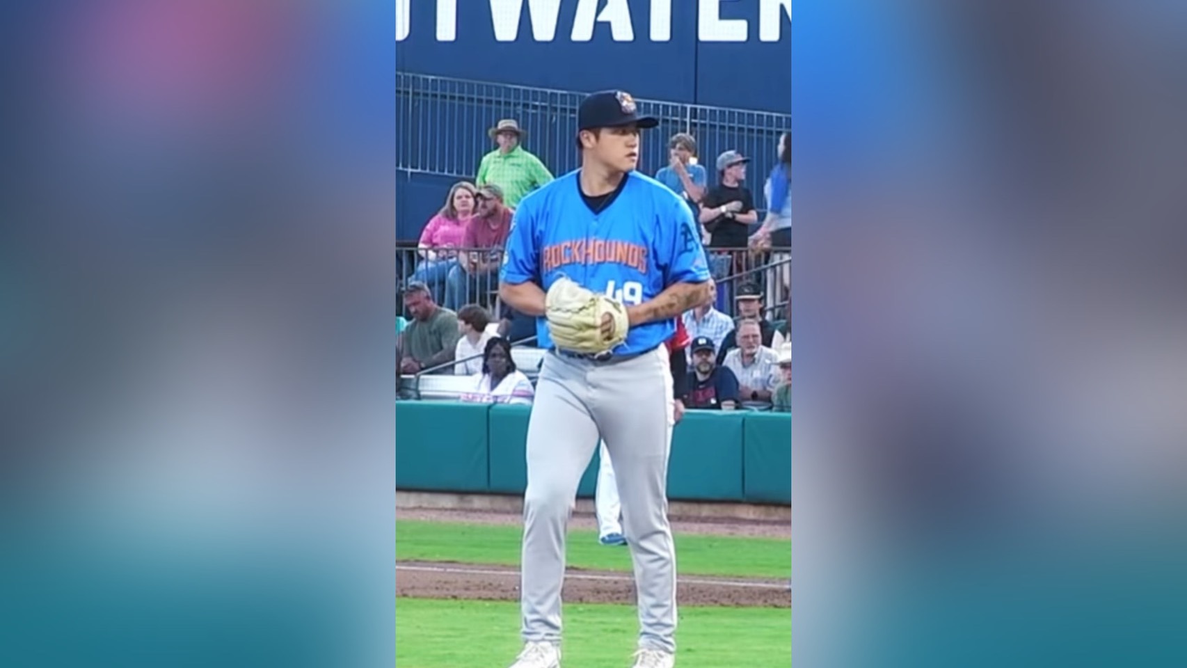莊陳仲敖26日先發5局失1分、最後比賽結果無關勝敗。圖/取自莊陳仲敖IG