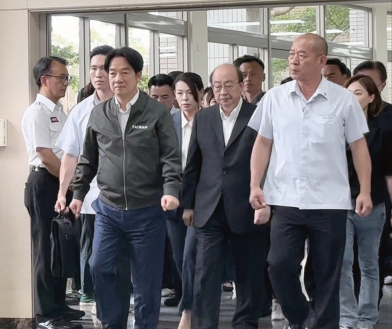 針對是否考慮啟動院際協調權反制國會改革三讀，總統府發言人郭雅慧表示，目前並無相關規劃。圖／中央社