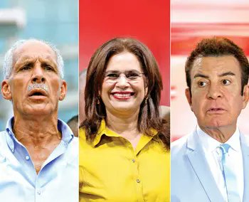 三位候選人(由左到右)分別為阿斯夫拉、蒙卡達與納斯拉拉。圖/取自hector.lopez0073《推特》