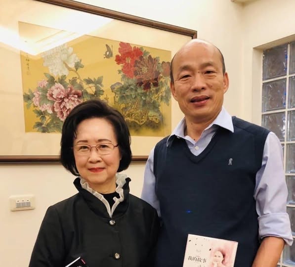 立法院長韓國瑜於臉書貼文悼念瓊瑤、劉家昌並表示，感謝他們留下的一切。圖/取自韓國瑜臉書