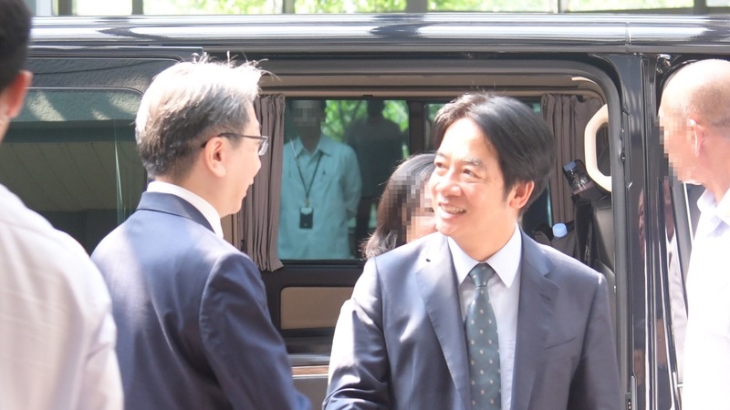 國安局4月29日表示，準總統賴清德及準副總統蕭美琴到國安局聽說簡報。圖/中央社