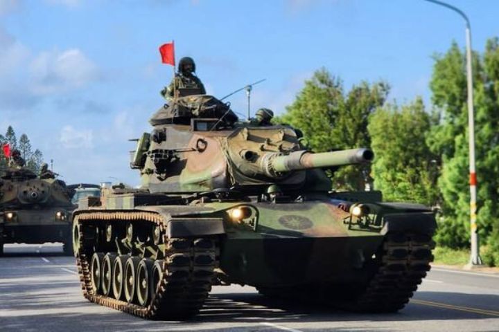 M60A3為美製巴頓系列主力戰車最終改良型。圖/中央社