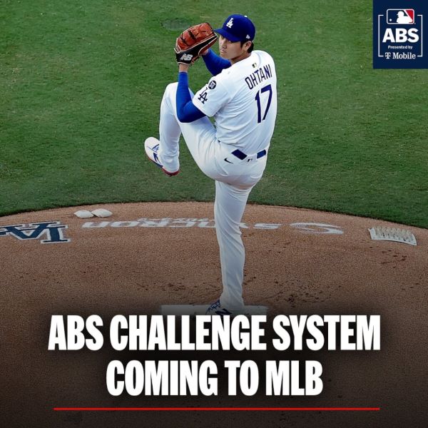 美國職棒大聯盟2025年9月23日宣布，將在2026年球季例行賽正式實施自動好壞球挑戰制。圖/取自X網頁x.com/MLB