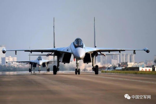 中國空軍裝備的蘇-35戰鬥機。圖/取自中國空軍網