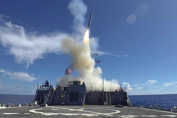 美國戰斧巡弋飛彈，普通部署在美軍艦艇上，可進行長程攻擊。圖／取自美國海軍官網