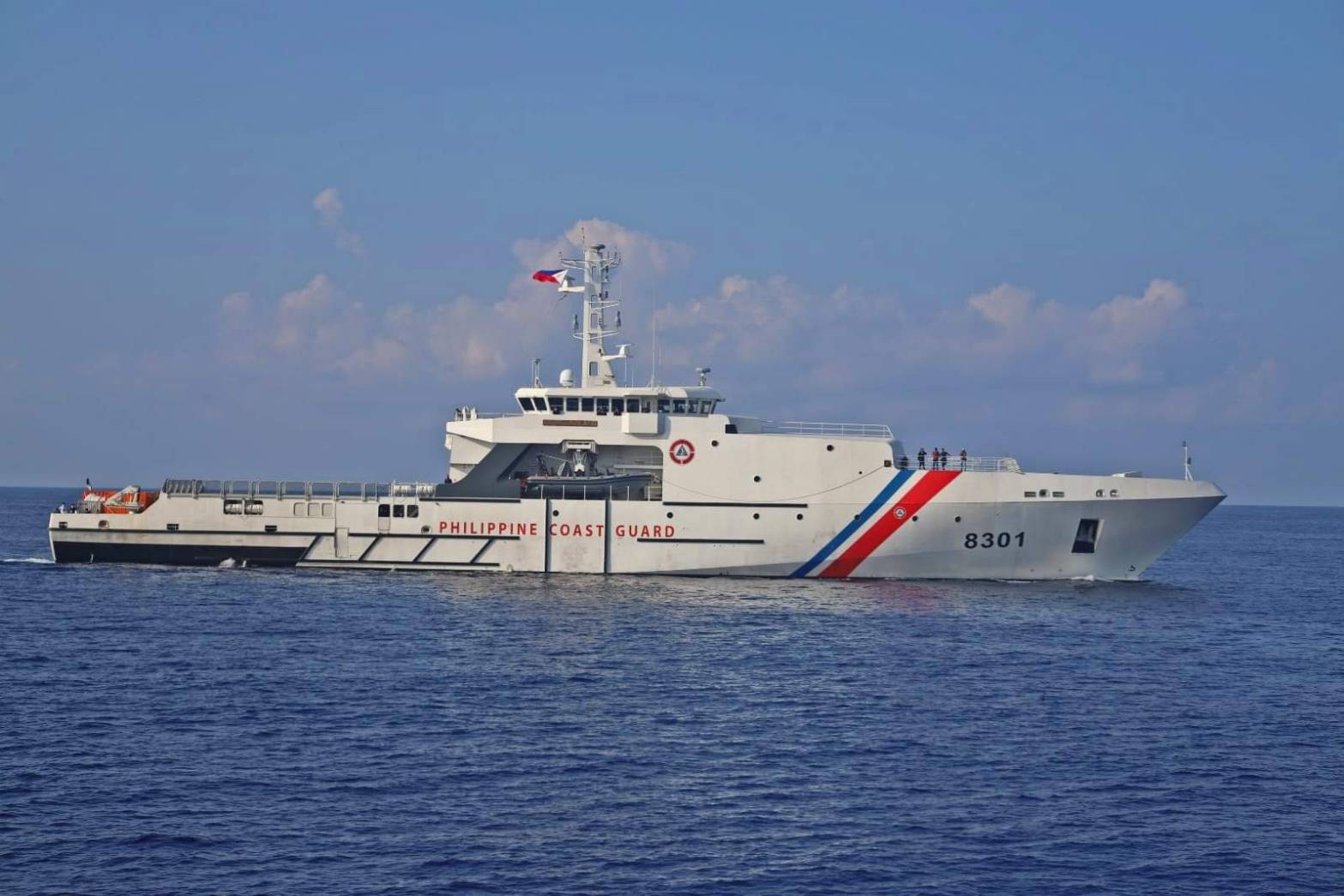 菲律賓海岸防衛隊巡邏艦BRP Gabriela Silang(OPV-8301)。圖/Philippine Coast Guard,Wikimedia Commons,Public Domain