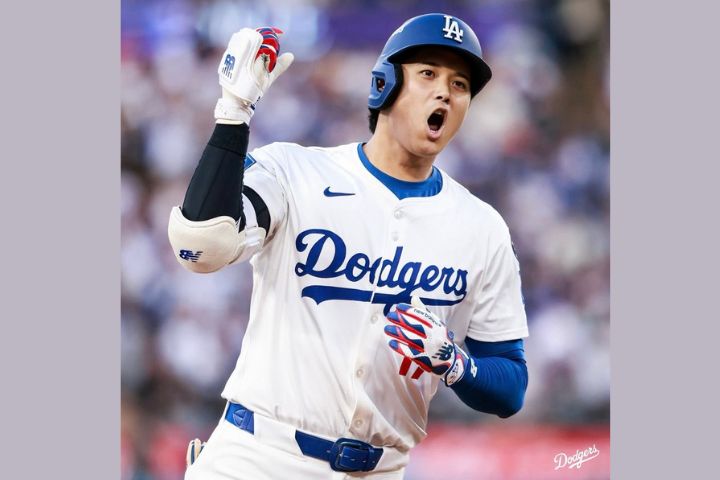 大谷翔平雙響炮    道奇在季後賽首戰擊敗辛辛那提紅人