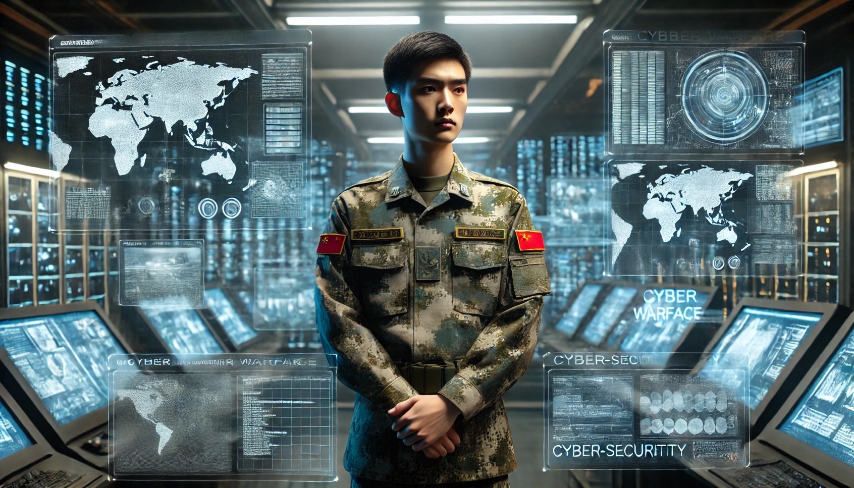 中國的軍事研究機構，透過使用Meta公開的AI模型Llama，開發出了一個名為ChatBIT的軍事應用AI工具。圖/由Chat GPT生成