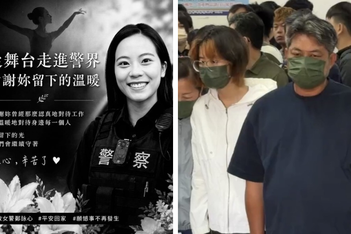 女警告別式披婚紗　肇事女大生下跪、家屬背對不領情