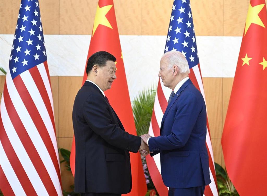 台灣大選前，中方一再呼籲美方要恪守「舊金山願景」精神。圖/取自新華社