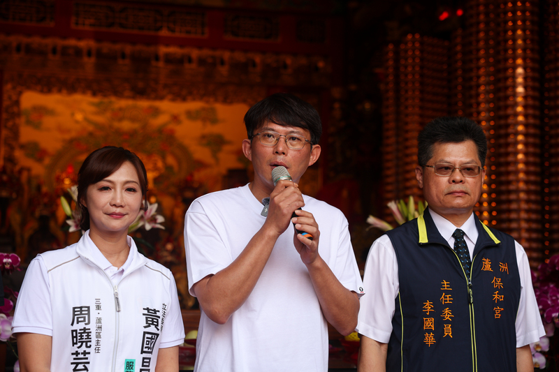 民眾黨主席黃國昌表示，對於新竹市長高虹安罷免案通過二階連署一事不感到意外。圖/中央社