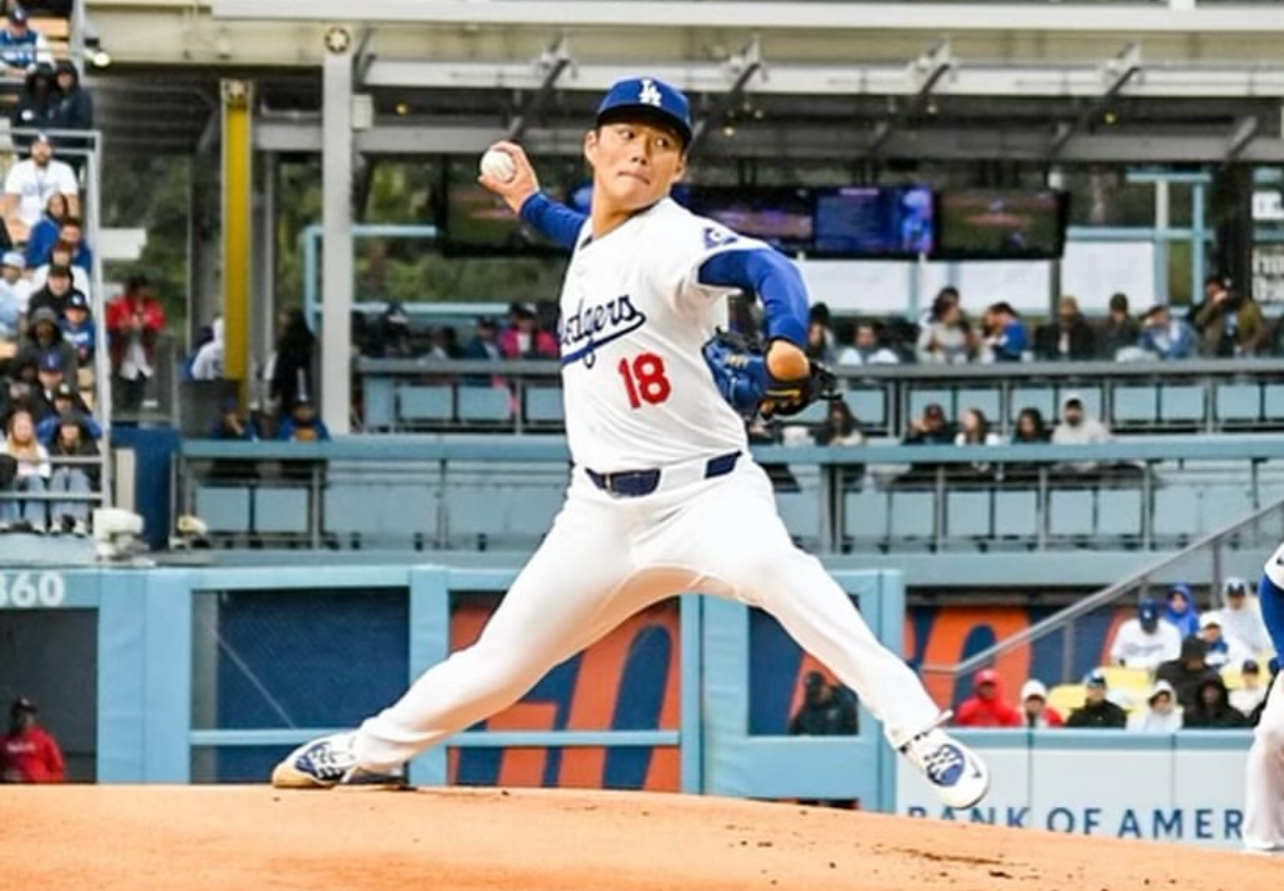 山本由伸，首局就投出保送、被敲安打，先失1分，也中斷連續18.2局無失分的紀錄。圖/取自山本由伸 IG