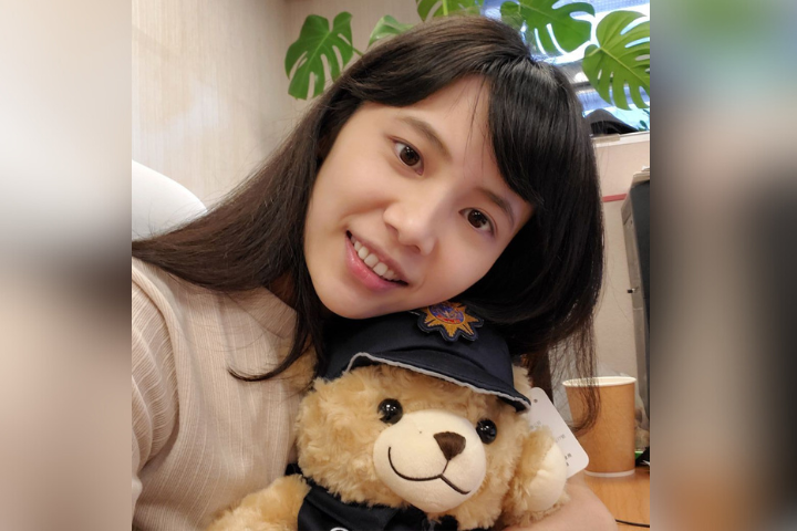 金融犯罪調查師陳梅慧，生前曾幫助警方偵破多起重大案件。圖/取自陳梅慧臉書