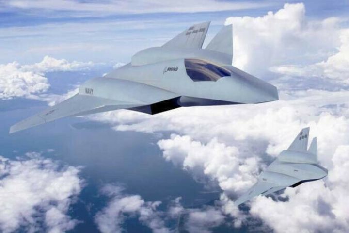 美國波音公司 （Boeing） 發布的F/A-XX第六代戰機概念圖。圖/取自波音公司