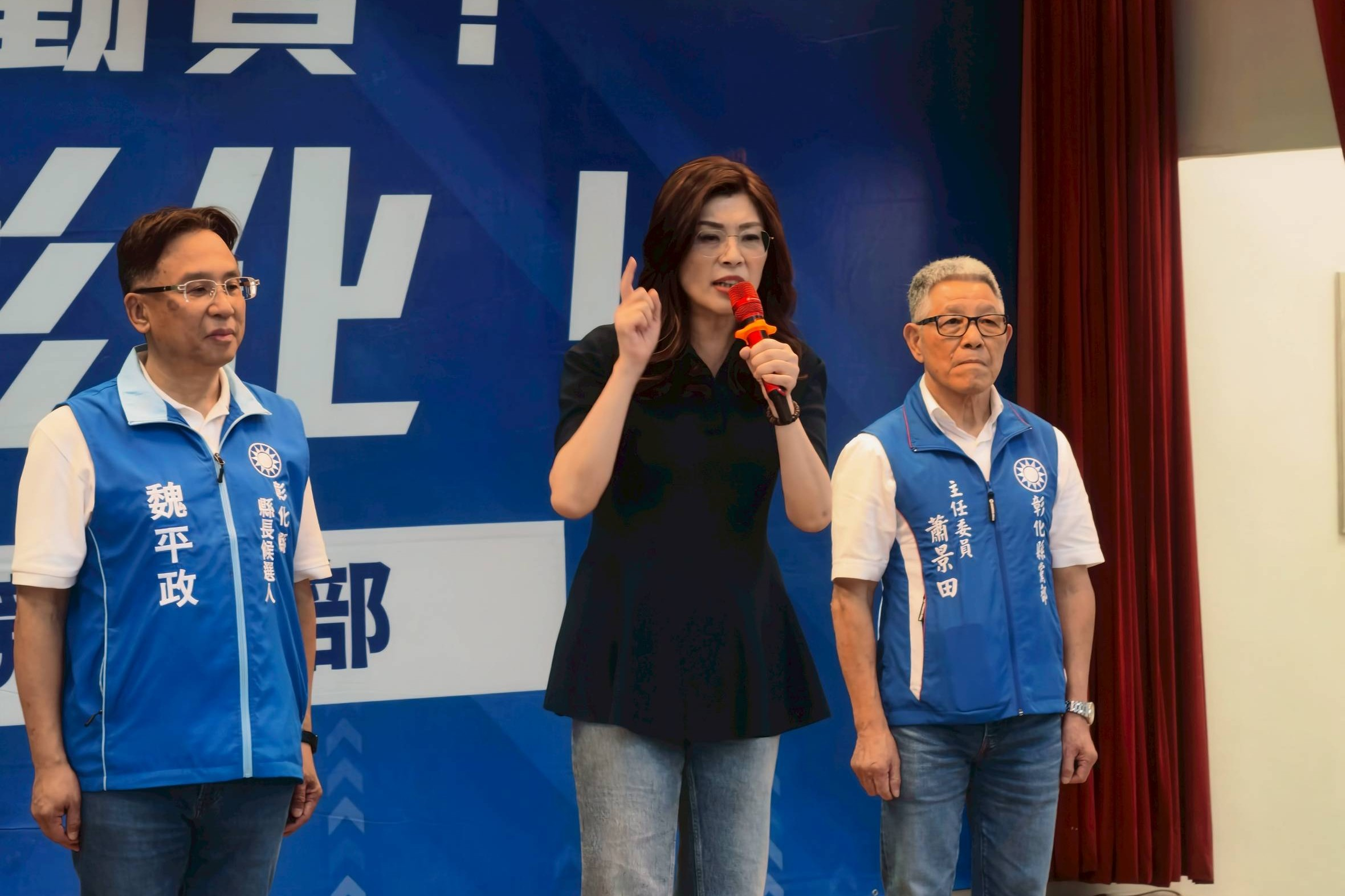 彰化選戰鄭麗文力挺魏平政：換將說法「通通都是假的」