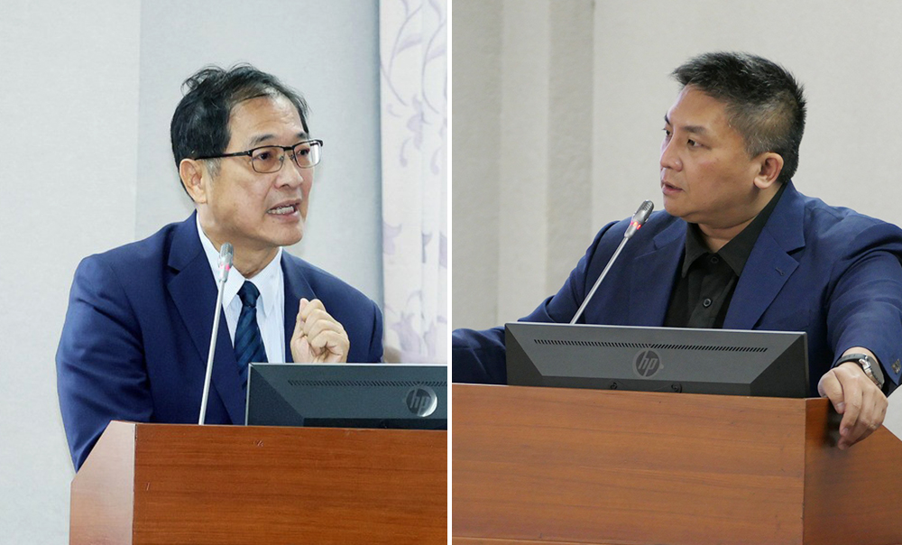 法務部長鄭銘謙30日備質詢時，附和民進黨立委吳思瑤批國會調查權制度違反國際人權公約、侵害人民生活及隱私，被國民黨籍立委吳宗憲批別再秀下限。圖/中央社、吳宗憲臉書