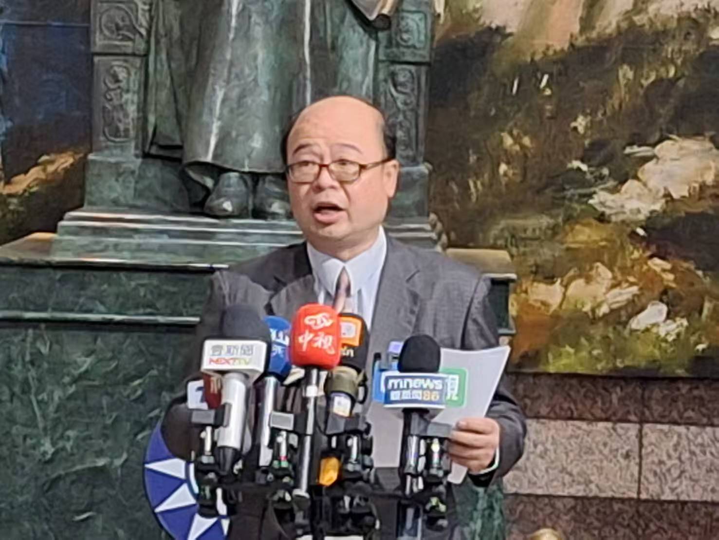 國民黨中常委孫健萍20日表示。總統賴清德以民進黨主席身分發函全黨參戰大罷免。猶如納粹再現。圖/孫健萍提供
