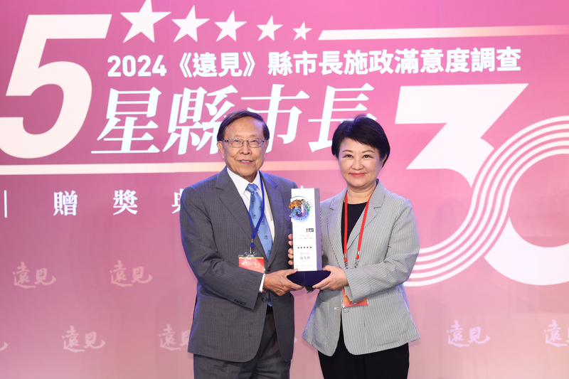 台中市長盧秀燕（右）赴台北受訪時表示，市府已經透過管道邀請輝達，台中市最適合設廠的地方。圖/中央社