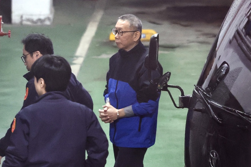 北檢今天（19日）下午再度提訊遭羈押禁見的民眾黨主席柯文哲。圖/中央社