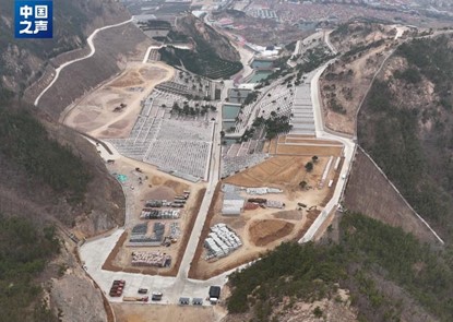  無人機拍攝太平陵公墓遠景極其壯觀。圖/取自中國之聲