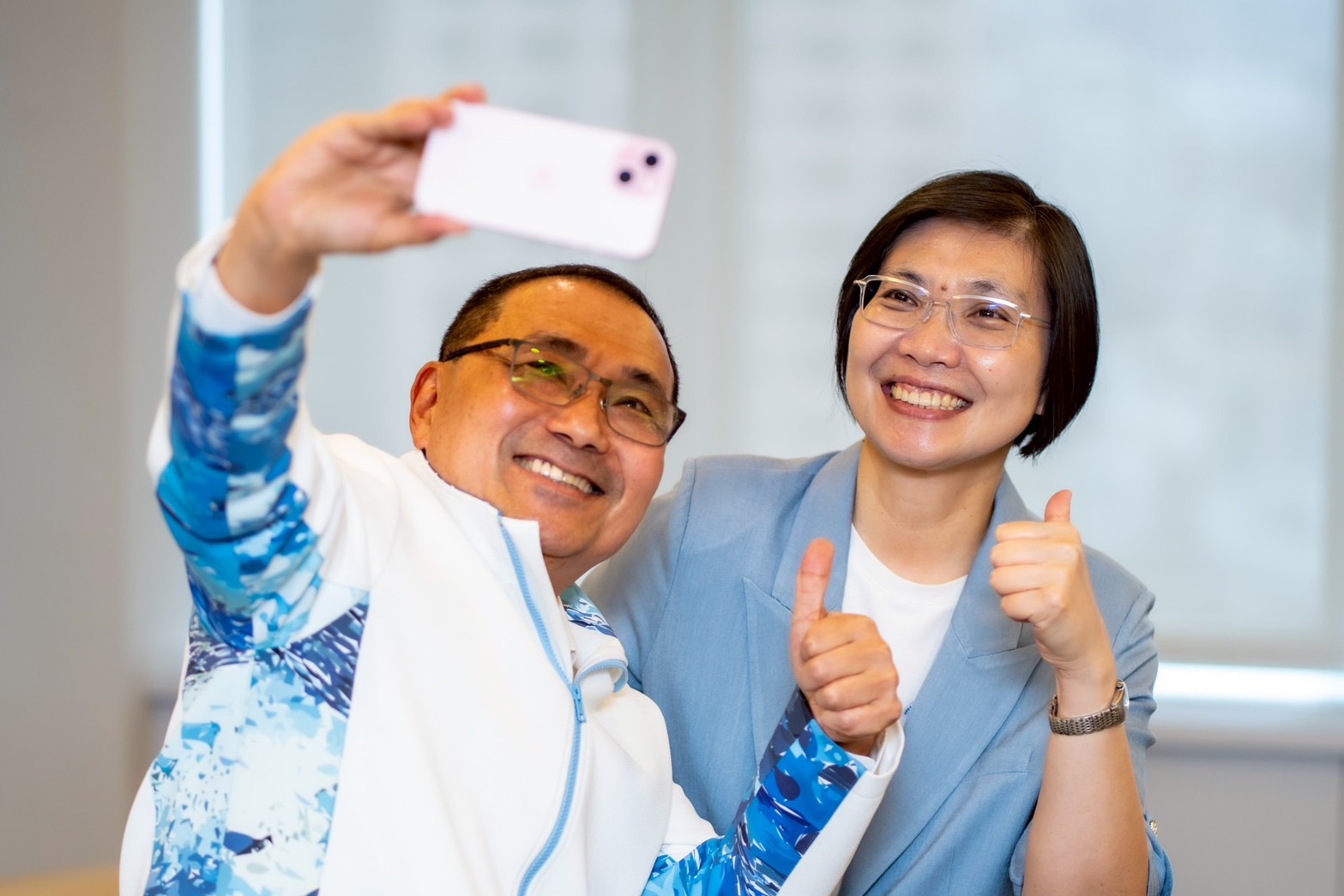 徐欣瑩展開請益之旅　侯友宜：期許她能發揮如風般的影響力 