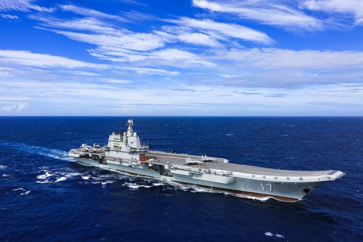 解放軍航母山東艦。圖/取自新華網