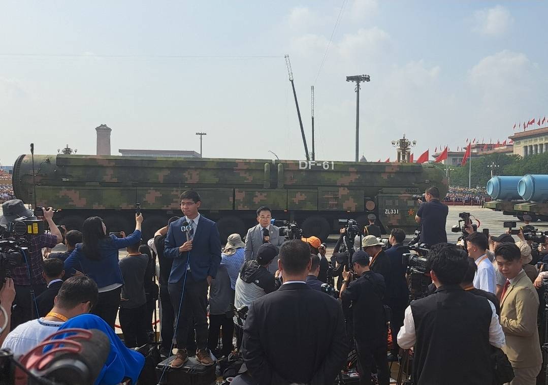 【九三閱兵】採訪後記：東風61不是用來對付台灣  人民幣一比一兌換台幣可以談