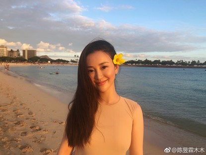 自稱與吳秀波有過感情經歷的陳昱霖，最後被吳秀波以勒索罪名報案，並正式被逮捕。圖/取自陳昱霖木木微博