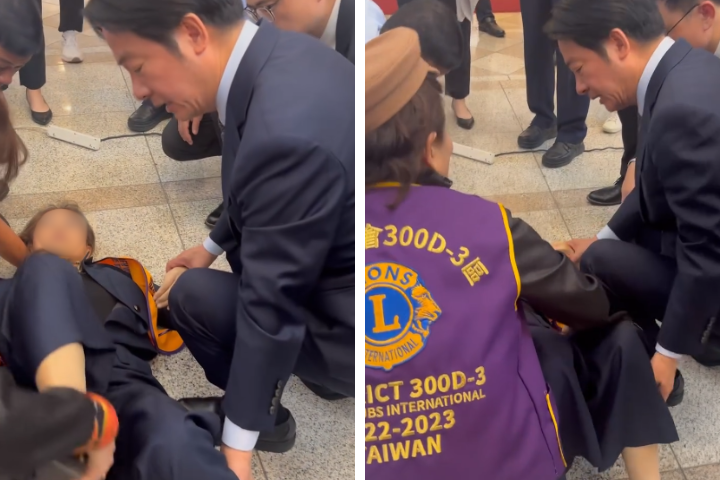 參訪總統府昏倒！賴清德被揭「第9次救人」　網酸老梗