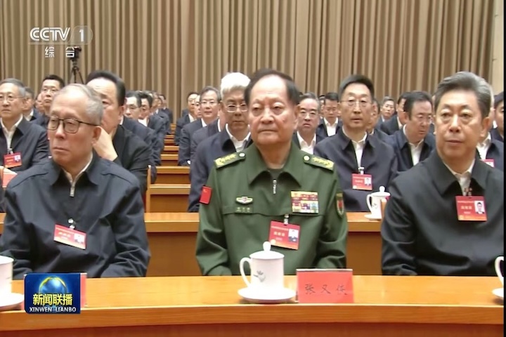 中共中央軍委副主席何衛東缺席4月8日至9日召開的中央周邊工作會議。圖/取自央視