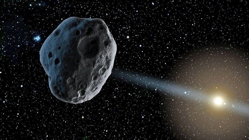 周末夜將有一顆名為2024 MK小行星飛掠地球。圖為「台北市立天文館」的小行星示意圖。取自台北市立天文科學教育館官網
