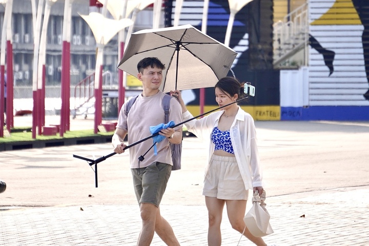 今天各地水氣增加，北東可能有局部雨。圖/取自中央社