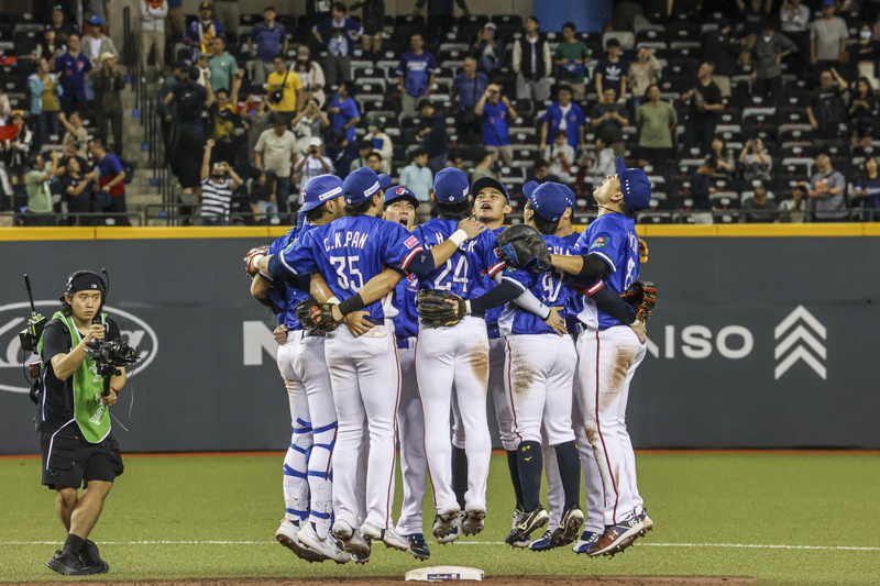 世界12強棒球賽台灣隊已取得2連勝佳績，離晉級越來越近。圖/中央社