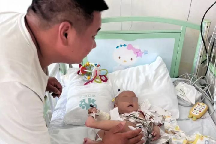 軍軍經過五個多小時手術，成功完成心臟移植。6月中旬轉入普通病房。圖/取自封面新聞