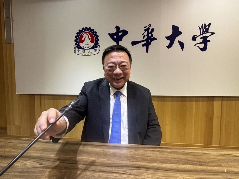 中華大學校長劉維琪22日證實，與清華大學達成初步併校共識。圖／中央社