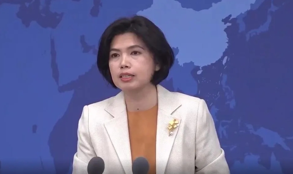 大陸國台辦發言人朱鳳蓮痛批民進黨大搞「台獨」專制、思想審查，資料圖。圖/取自央視