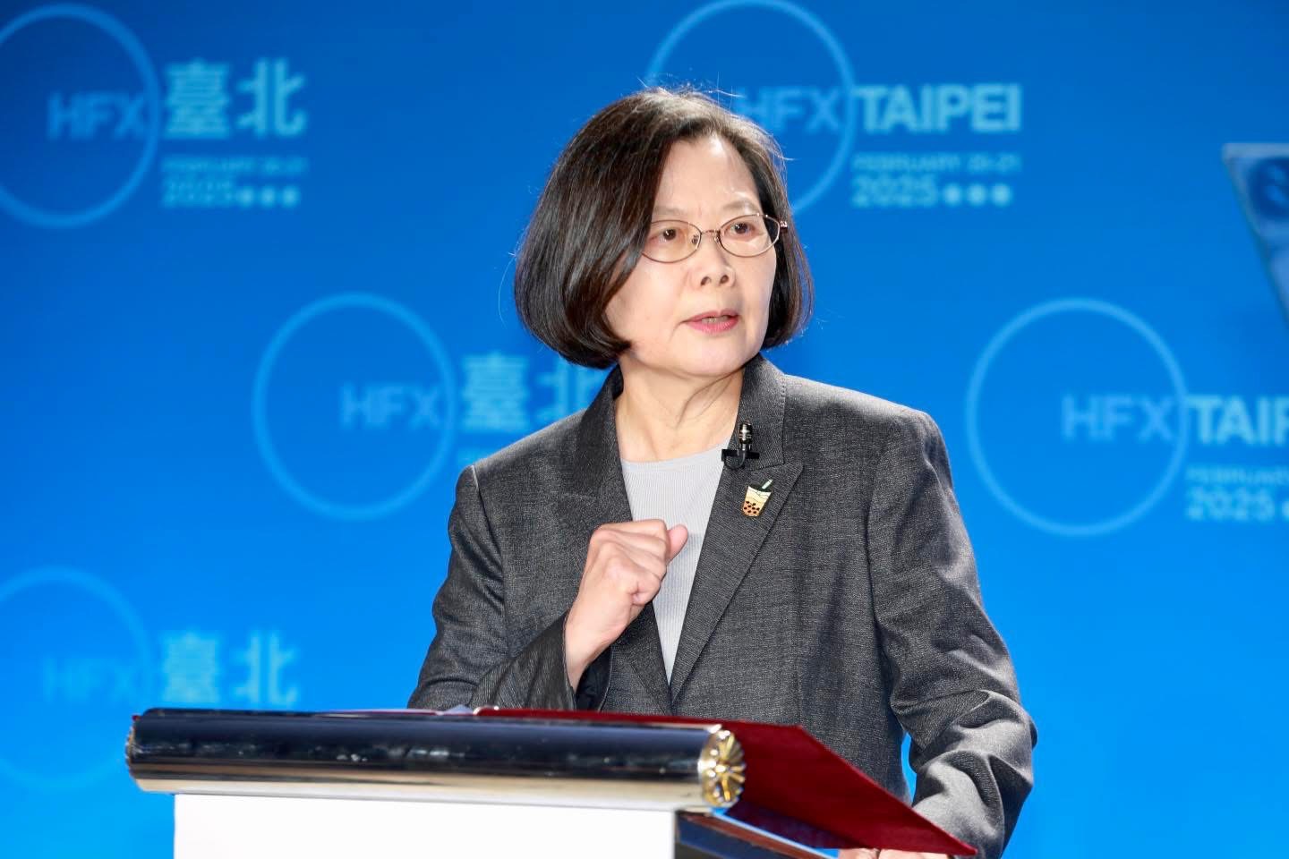 日本媒體共同社報導揭露，前總統蔡英文原有意訪日，但並未成行。圖/取自蔡英文臉書