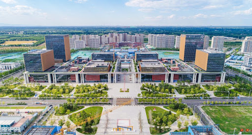 臨空經濟為一新興經濟模式，可為兩岸創造合作商機，圖為北京大興國際機場臨空經濟區。圖/取自新華網