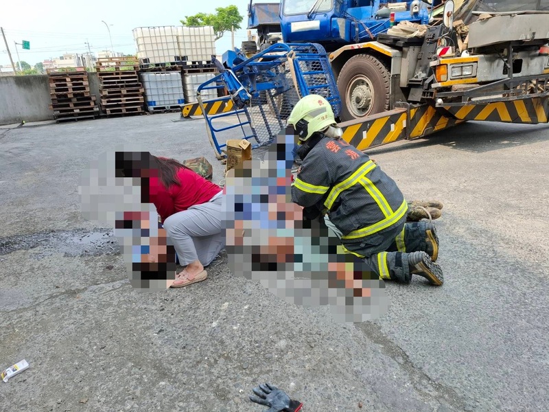 雲林縣虎尾鎮發生一起嚴重工安意外，造成3名工人死亡1人重傷。圖/中央社