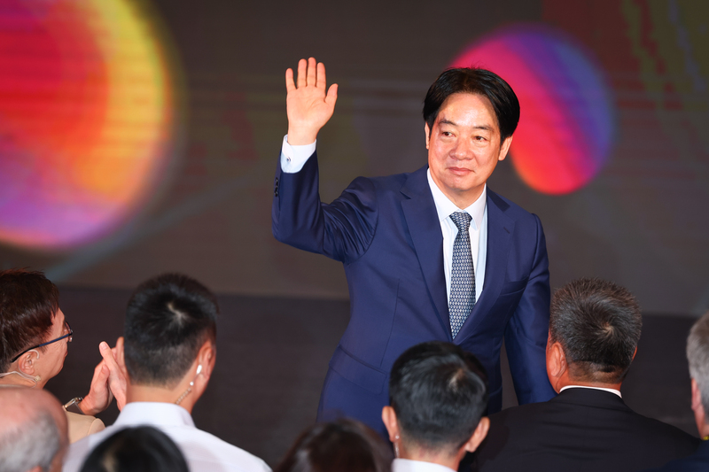 據轉述，民進黨主席賴清德5日在中常會上表示，以互利共榮為目標進行兩岸對話。圖/中央社
