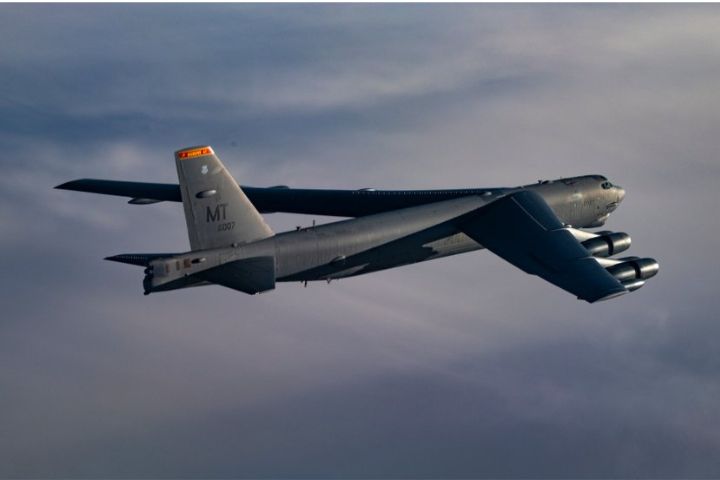 美國空軍B-52H轟炸機進駐關島安德森空軍基地。圖/取自US Air Force