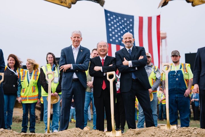 軟銀將在美興建史上最大單一AI數據中心園區　總投資高達16兆元