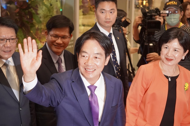總統賴清德參加20晚就職國宴。圖/中央社