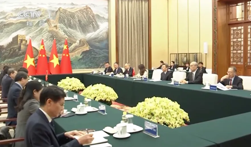 6日，中越雙方代表就司法合作進行協商。圖/取自央視