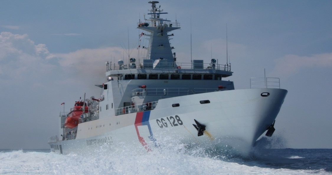 海巡署發現「益陽艦」後，迅派圖中的「宜蘭艦」前往應處。圖／取自海巡署官網