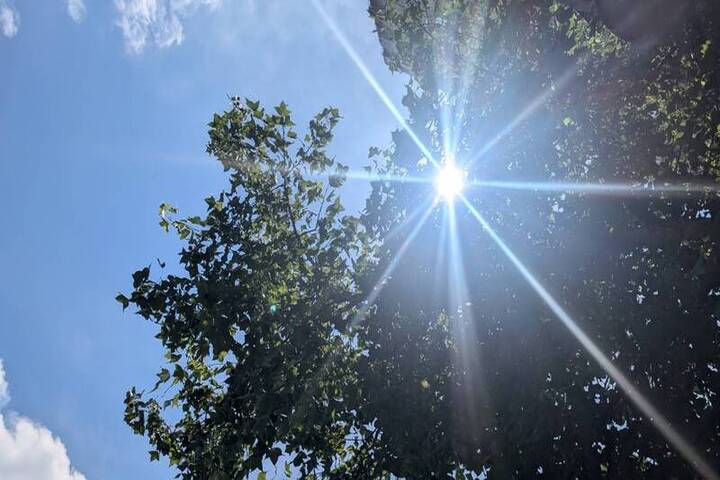 今天全省高溫炎熱，外出請加強防曬。圖/取自中央社
